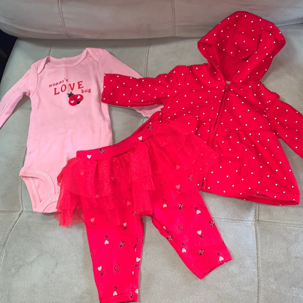 Baby girl 3 piece outfit